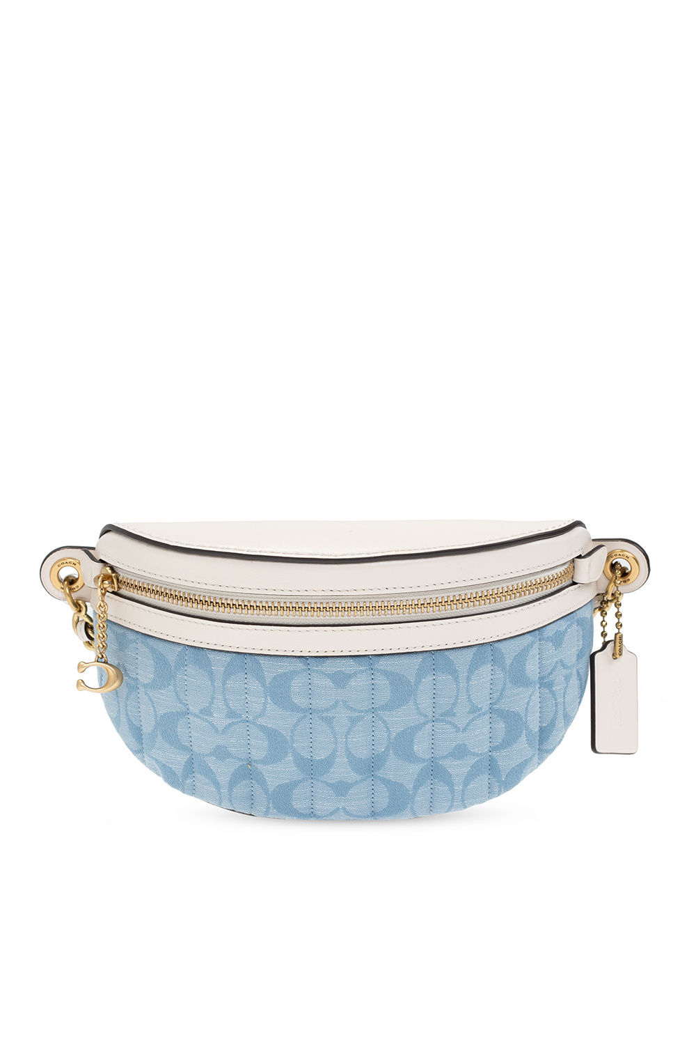 Coach belt bag discount white